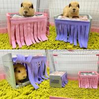 【JH】 Three-inch home guinea pig corner avoid house high and low bed tassel door curtain