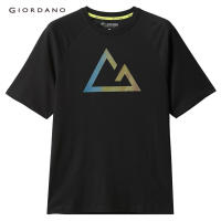 GIORDANO เสื้อยืดแขนสั้นผู้ชาย Mens G-Motion short sleeve T-shirts 01020227