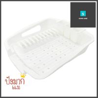 ชั้นคว่ำจานพลาสติกบนซิงค์ KECHPLASTIC DISH DRAINER KECH **มีบริการชำระเงินปลายทาง**