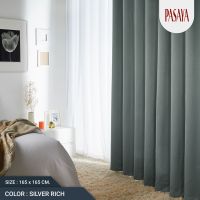 PASAYA ผ้าม่าน Dim-out - SHELTER (SILVER RICH)