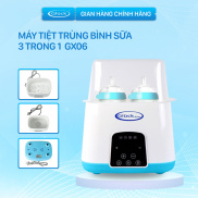 Máy tiệt trùng bình sữa, hâm sữa, thức ăn 3 trong 1 GX06 Gluck Official