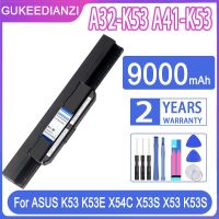 GUKEEDIANZI A32-K53 A41-K53 9000mAh For ASUS K53 K53E X54C X53S X53 K53S X53E X53SV X53U X53B A42-K53 K43S Batteries + Free Tool LED Strip Lighting