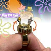 New Rotate Woman Man Couple Anxiety Fidgets Spinner Anime Jewelry Best Friend