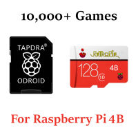 Rpie Micro SD Card 128GB สำหรับ Raspberry Pi 4 10000เกมย้อนยุค45 Emulators โหลด Diy Emulation Station ES