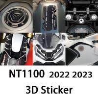 NT1100ใหม่สำหรับ HONDA NT 1100ดีคอลสำหรับมอเตอร์ไซค์สติกเกอร์3D โฟมกรองสารชีวเคมีถังน้ำมัน2022 2023แผ่นป้องกันรอยขีดข่วนไม่ลื่น