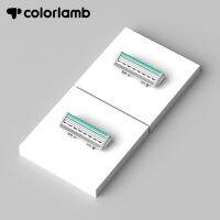 Colorlamb 4 8PCS Set Replacement Razor Blade with Protective Net Stainless Steel for Men and Women Shaving Hair Accessories