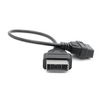 For N-issan 14 Pin OBD to OBD2 16Pin Connector Adapter For N-issan 14 Pin OBD OBD2 Car Diagnostic Auto Tool OBD2 Extension Cable