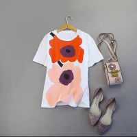 【HOT】Marimekko เสื้อยืดพร้อมส่ง100%cotton