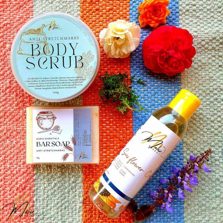 100 SUNFLOWER OIL + ANTI STRETCH MARKS COMBO SET / FIRMIR SMOOTH SKIN