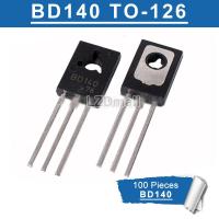 100pcs BD140 TO126 TO-126 1.5A 80V PNP Voltage Regulator Transistor new original