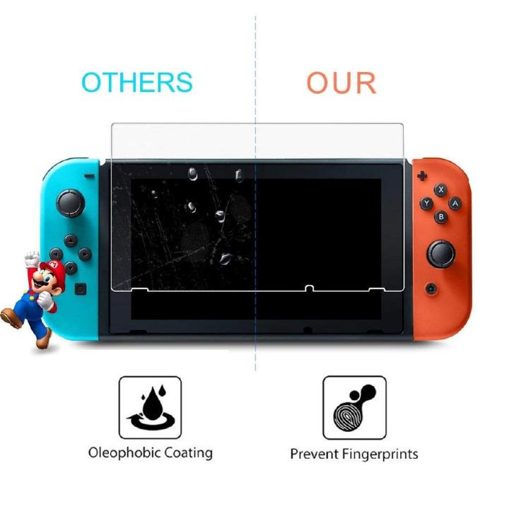 nintendo-switchตัวป้องกันหน้าจอhd-9h-กระจกนิรภัยใส