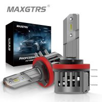 MAXGTRS 2Pcs H15 LED Bulb Canbus CSP Car Headlight High Beam Day Driving Running Light 12V 6000K White Auto Lamp for Audi BMW