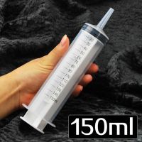 ✗☂ 60ml/100ml/150ml Reusable Big Large Hydroponics Plastic Nutrient Sterile Health Measuring Syringe Tools Cat Feeding Accessories