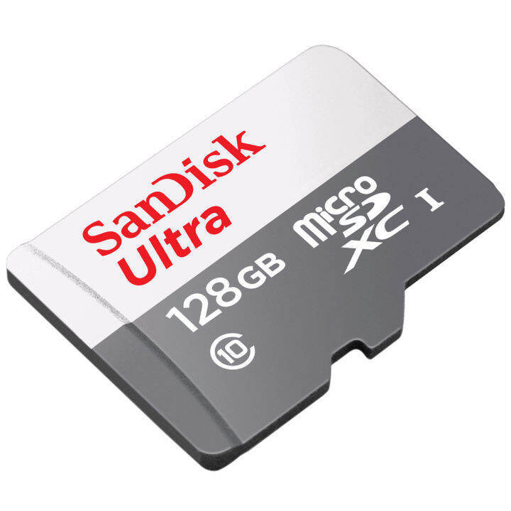 sandisk-ultra-microsd-card-class10-128gb-sdxc-100mb-s-sdsqunr-128g-gn6mn-เมมโมรี่การ์ด-โทรศัพท์-แท็บเล็ต-กล้องวงจรปิด-ip-camera-ประกัน-synnex-7ปี