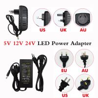 Charger Adaptor หม้อแปลงริ้วสายไฟ LED 5630 3528 5050สำหรับ100-240V 10A ไฟฟ้าพลังงานสำรอง AC 6A 7A 3A 1A 2A 24V 12V 5V DC