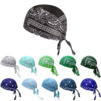 【YF】 Unisex Quick Dry Pure Cycling Head Scarf Summer Men Running Riding Bandana Headscarf Ciclismo Pirate Hat Hood Headband