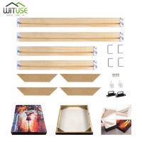 Wood Wall Photo Frame Bar DIY Natural Painting Picture Frame Factory Provide For Canvas Frame Poster Photo Kit For Oil Picture