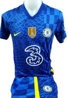 เสื้อกีฬาฟุตบอลผู้ใหญ่ทีมสโมสรฟุตบอลเชลซี เกรดAAA+ (Chelsea Football Club) (ชุดเหย้า) ฤดูกาล 2021/2022 ราคาถูก