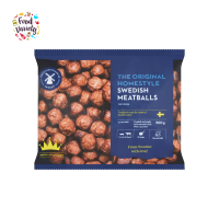 Oresundschark The Original Homestyle Swedish Meatballs 900g โอเรซุนด์สชาร์ค ลูกชิ้น สวีเดนสไตล์โฮมเมดดั้งเดิม 900 กรัม