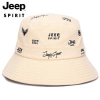 JEEP SPIRIT หมวกผู้หญิงหมวกชาวประมงปักแฟชั่นอ่างผู้หญิงหมวกท่องเที่ยวกลางแจ้งหมวกกันแดด