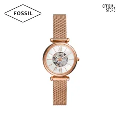 Fossil Carlie Red Leather Watch ES5296 | Lazada PH