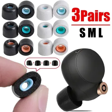 For Sony WF-1000XM5 WF-1000XM4 WF-1000XM3 Memory Foam Earbud Tips Noise  Reducing Eartips Replacement Buds Tip Earplugs Ear Pads