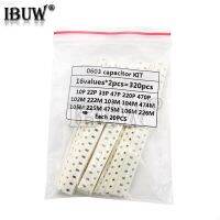 16values*20PCS=320PCS 0603 SMD Capacitor assorted kit 10pF-475M component diy samples kit new and original