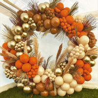 224Pcs Orange Coffee Gold Balloons Garland Kit Orange Balloon Arch Jungle Decoration Baby Shower Girl 1st Birthday Party Decor