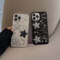 Casing Bintang glitter Stereoskopik TPU Untuk iPhone 14 8plus 13Pro 11 11Pro 11Promax 7plus X XR 12caser 12Pro 12Promax 13Promax 14plus 14Pro 14Promax 7G 8G Soft case