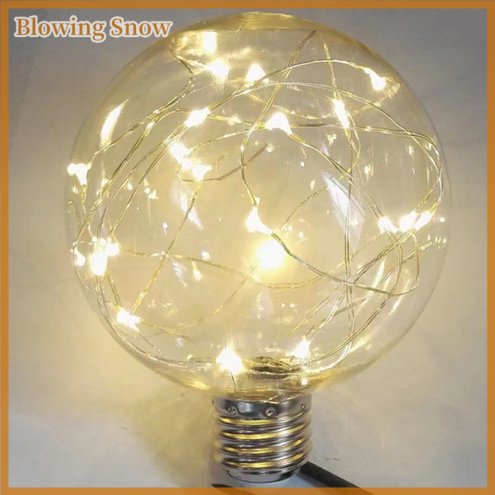 Blowing LED Edison String Light Bulb E27 220V Colorful RGB Lighting