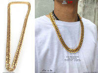 สร้อยคอทอง10มิล ยาว60เซน necklace hiphop สแตนเลสแท้ Stainless แฟชั่นชาย แฟชั่นผู้หญิง 316l allacc