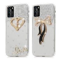 Case For Huawei P40 Lite E 5g P20 P30 Pro P10 P8 P9 Lite 2017 P Smart S 2019 Z 2020 2021 Mate 10 20 Lite Case Bling Shiny Cover