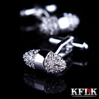 KFLK เครื่องประดับยี่ห้อ Cuff Links ขายส่งปุ่มงานแต่งงานคุณภาพสูงเสื้อ Cufflinks สำหรับบุรุษขายผู้เข้าพัก