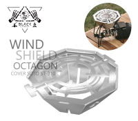 Wind shield Octagon Stainless  Cover Soto st310 Gas Stove ชุดบังลมเตาแก๊สโซโต้ รุ่น st-310 พร้อมตะแกรงบน Outdoor camping