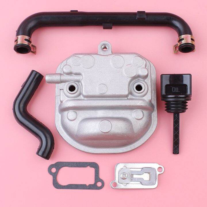 Cylinder Head Cover Oil Dipstick Breather Hose Outlet Valve Gasket Kit