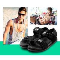 CODkecanm8 ?READYSTOCK?Summer Mens sandals Light Roman Shoe Beach Shoes Black Wild shoes