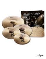 Zildjian  KS5791 ชุดฉาบ 4 ชิ้น ให้โทนเสียงดุดัน ดาร์ค ตอบสนองการเล่นของมือกลองได้ดีในชุดประกอบด้วยไฮแฮท15", ฉาบ Crash 17"/19" , ฉาบ Ride 21"