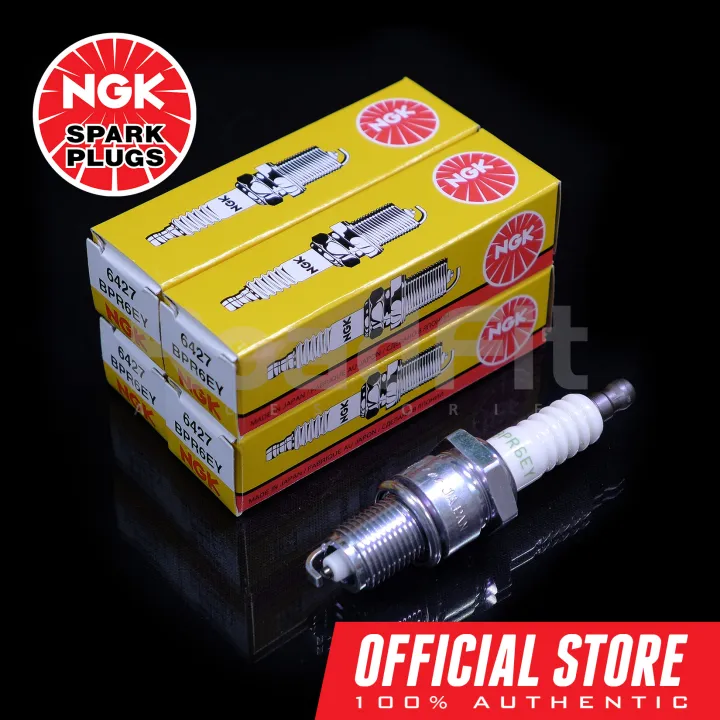 NGK BPR6EY Standard Spark Plugs for Toyota Corolla 2E 1.3 XL, XE 1989