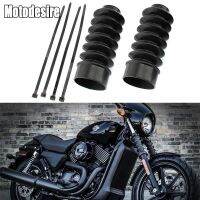 ด้านหน้า Fork Gaiter Boot โช้คอัพท่อสำหรับ Harley Sportster 48 XL1200C XL1200S XL1200X XL1200XS 1988-2015