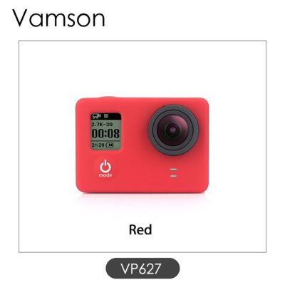Vamson เคสซิลิโคนอุปกรณ์เสริมสำหรับโกโปร,มี3สียางเจลฝาครอบกันฝุ่นสำหรับกล้อง Gopro Hero 4 33 Vp627
