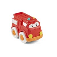 Infantino : Grip &amp; Roll Soft Wheels - Fire Engine : ของเล่นเสริมพัฒนาการ-รถดับเพลิง