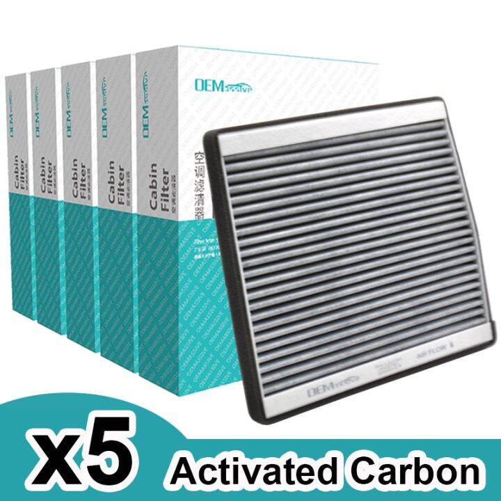 5x Car Activated Carbon Cabin Air Filter For Volvo C70 S60 S70 S80 V70