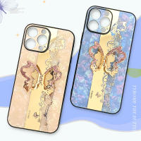 ใหม่เคสลายผีเสื้อแห่งความรักเหมาะสำหรับผู้ถือเคสโทรศัพท์15 Promax Apple 14เคสป้องกันลายผีเสื้อ Zyj1872888พลอยเทียม