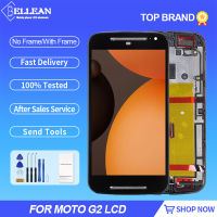 5.0นิ้วหน้าจอ XT1068สำหรับ Moto G2 LCD Touch Panel Glass Digitizer ASSEMBLY สำหรับ Moto G 2N Gen จอแสดงผลกรอบจัดส่งฟรี