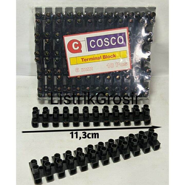 Terminal Blok Krustin Mm A Ampere Hitam Terminal Block Sambungan Kabel Lazada Indonesia