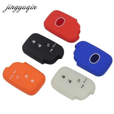 jingyuqin 10pcslot Silicone Rubber Key Fob Skin Protect Case for Lexus IS250 ES240 ES350 RX270 RX350 RX300 Remote Keyless Holde