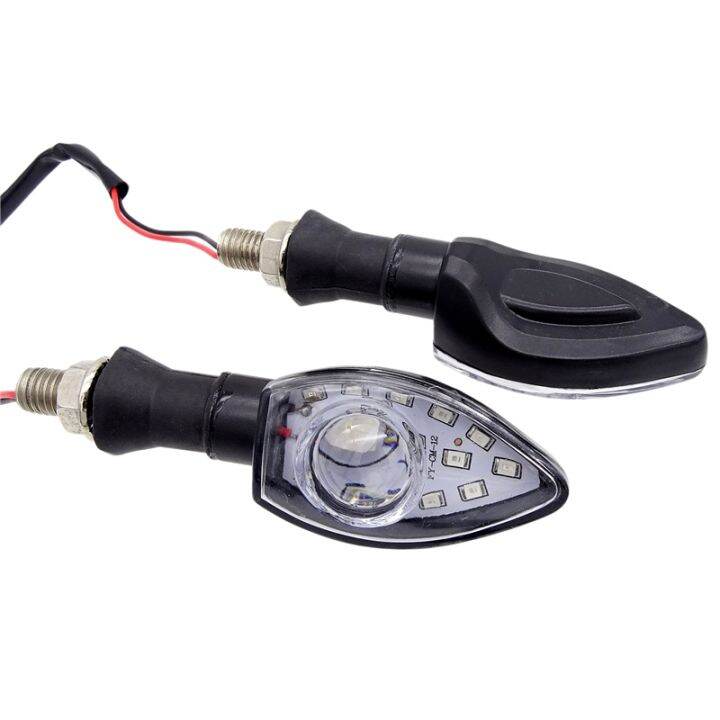 อุปกรณ์สัญญาณไฟไฟเลี้ยว-led-ด้านหน้า-หลังรถจักรยานยนต์1คู่สำหรับ-yamaha-yzf-r1-r6-fz1-fz6-xj6มอเตอร์ไซค์1คู่