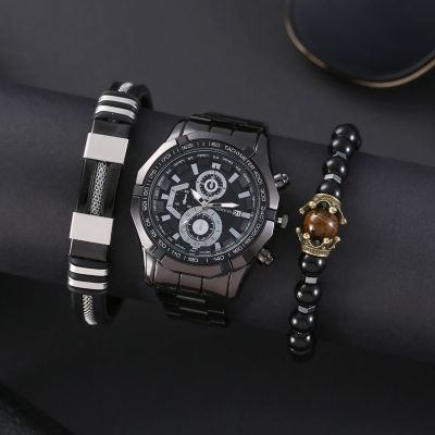 【Hot seller】 Cross-border mens supercar watch for men steel belt sports suit quartz