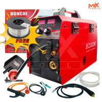 BONCHI ตู้เชื่อม เครื่องเชื่อม MMA/MIG/TIG 3 IN1 ใช้แก๊ส CO2 รุ่น TIG-455 ลวดฟลักซ์คอร์ 0.8 มิล 1กก.