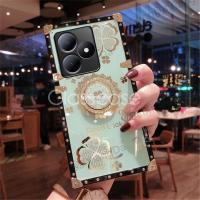 เคสป้องกันที่ยึดสำหรับผู้หญิงแฟชั่นสำหรับ Realme C51 C53 Nfc C 51 RealmeC53 C 53 Nfc 2023ฝาครอบด้านหลังเคสกันกระแทก